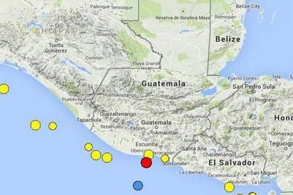 El epicentro del sismo de 5.7 grados se localizó en las costas de Escuintla. (Foto Prensa Libre=<br _mce_bogus="1"/>