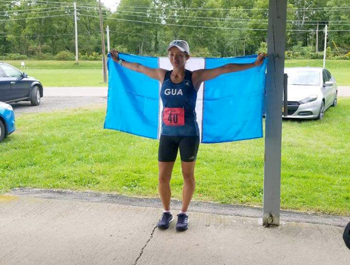 La marchista Mayra Herrera conquistó la ciudad de Nueva York y puso récord para América en los 50 kilómetros. (Foto Prensa Libre: cortesía Mayra Herrera)