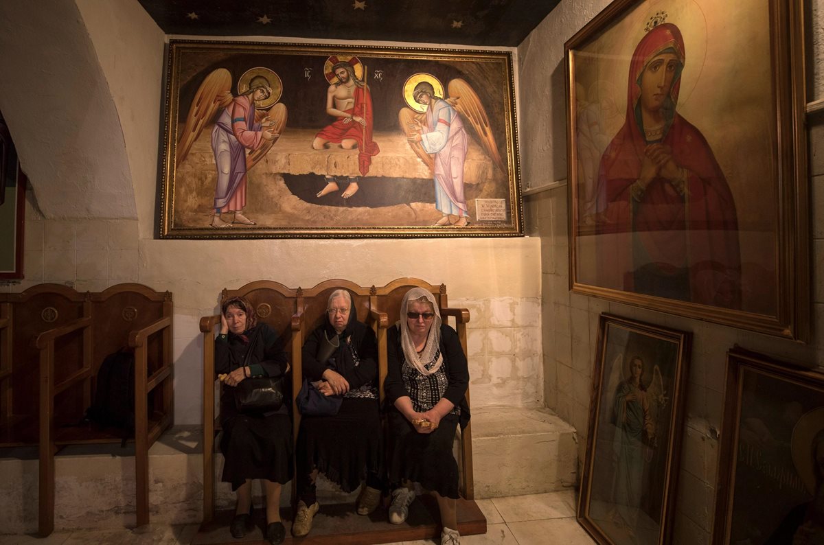 El Monasterio Pretorio, el lugar en el que se cree que Jesús estuvo recluido antes de su juicio con Poncio Pilatos.(Foto Prensa Libre:EFE).