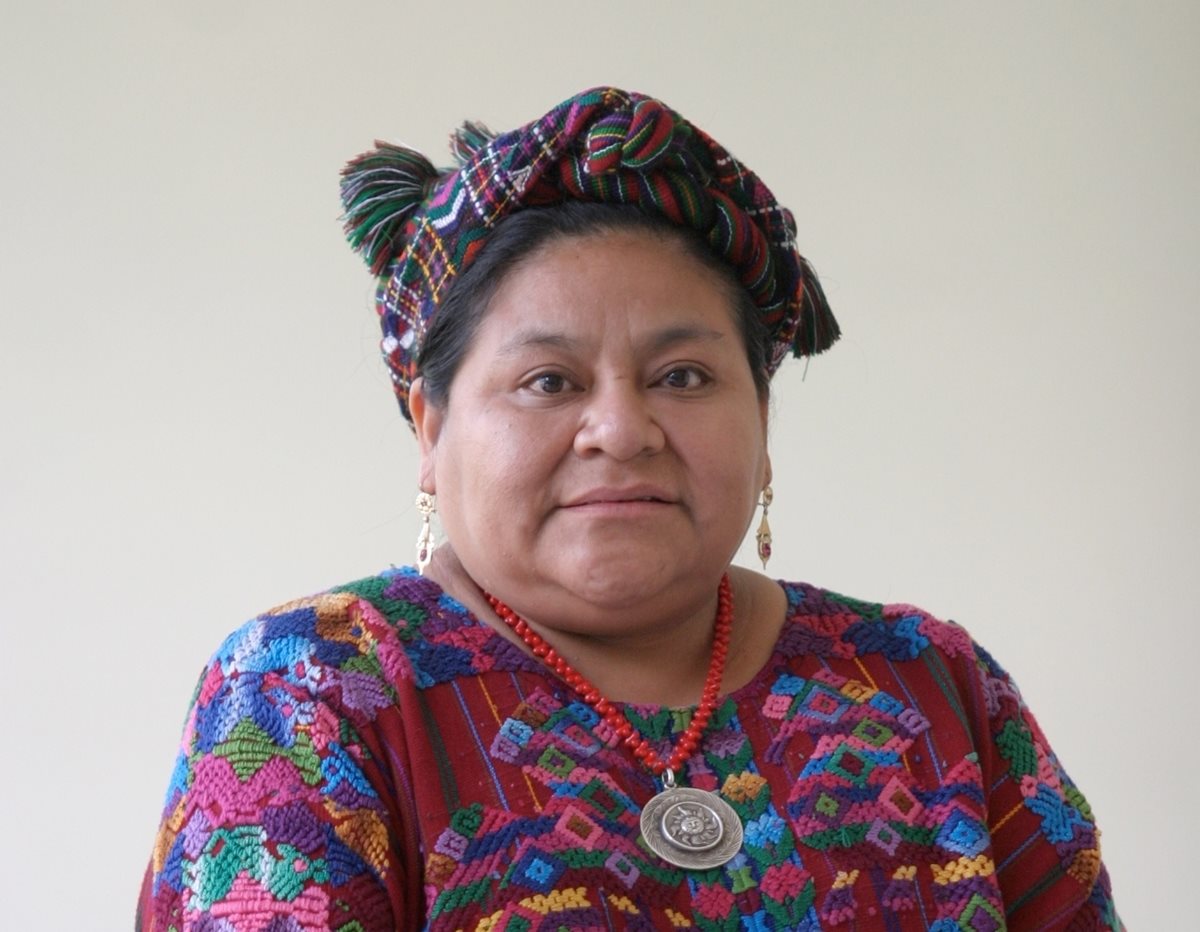 Rigoberta Menchú, premio Nobel de la Paz, fue utilizada para una broma en Instagram. (Foto Prensa Libre: Hemeroteca PL)