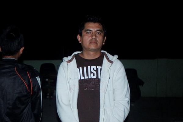 Joel Otoniel Machic fue capturado en El Tejar, Chimaltenango. (Foto Prensa Libre: Víctor Chamalé) 