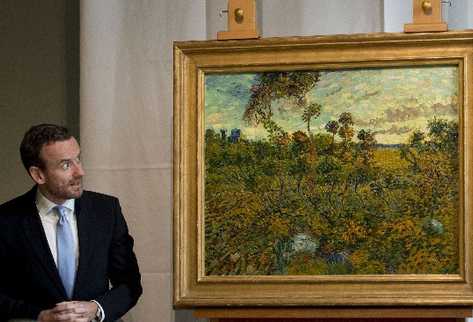 Presentan un cuadro recién descubierto de Van Gogh. (FOTO: Prensa Libre: AP)