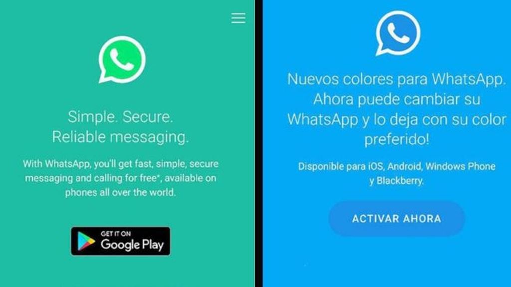 Esta nueva estafa promete cambiar los colores de WhatsApp pero el objetivo es otro: llenar tu teléfono de avisos publicitarios y acceder a tus datos.(WHATSAPP)