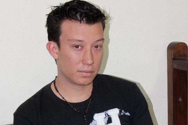 Jorge Eduardo Palacios López, de 20 años, fue condenado por haber asesinado a un estudiante de 17 años. (Foto Prensa Libre: Oscar Figueroa)