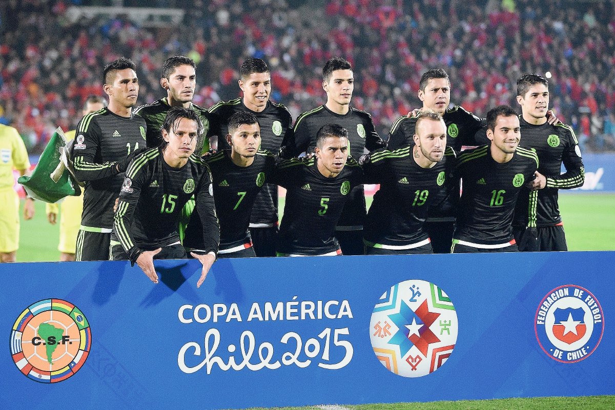 “El Tri” llegó a Chile con un equipo “B” pero busca cumplir con una aceptable actuación. (Foto Prensa Libre: AFP)