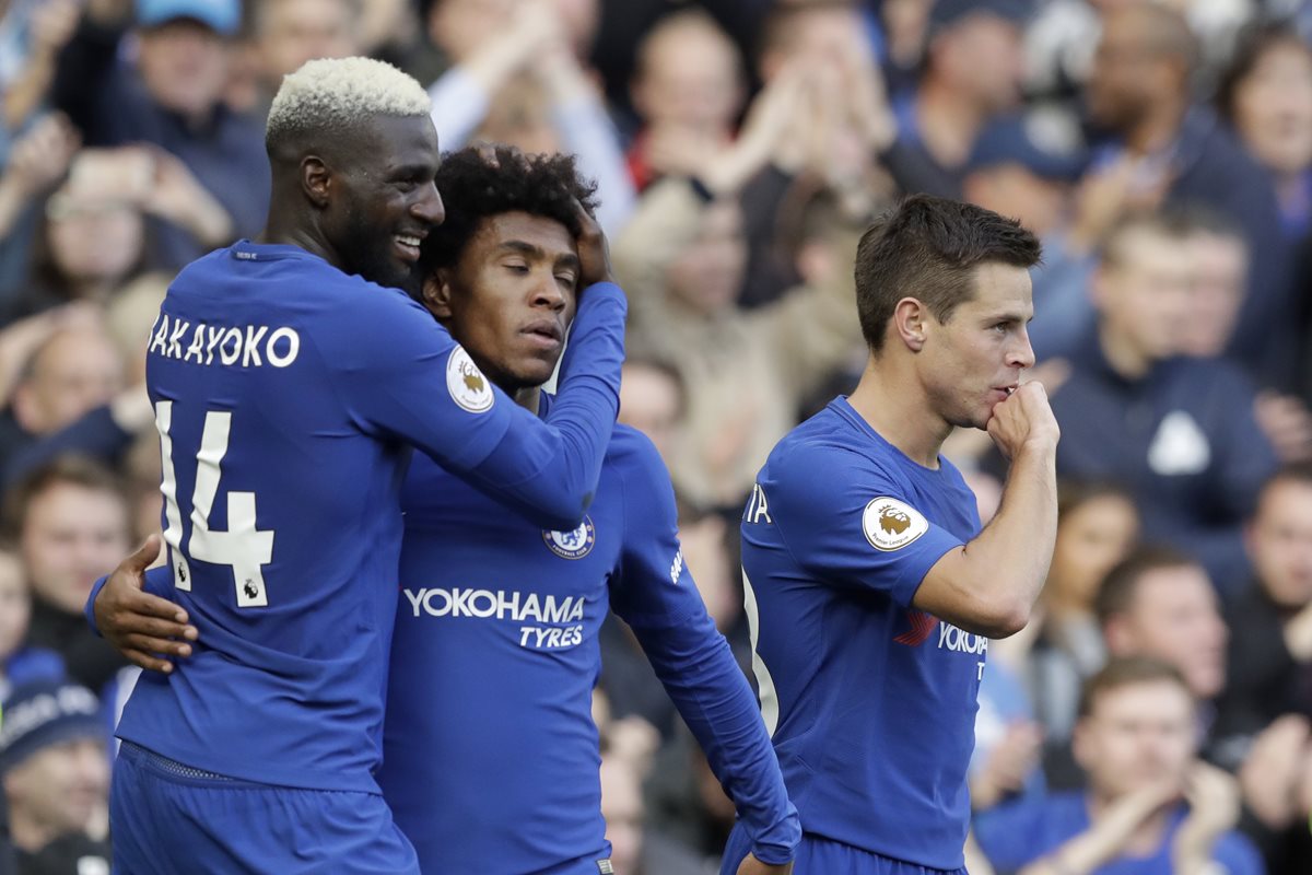 Pese al desgaste en Champions a mitad de semana, el Chelsea hizo los deberes en casa frente al Watford. (Foto Prensa Libre: AP)