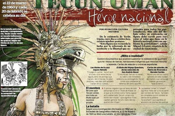 Tecún Umán. (Foto Prensa Libre: Edición impresa)