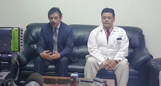 Luis Hernández Polanco fue nombrado como nuevo director del Hospital General San Juan de Dios, en sustitución de Juan Antonio Villeda. (Foto Prensa Libre: HGSJD)