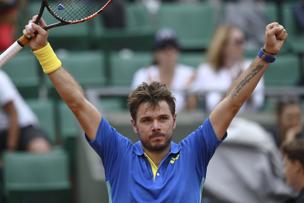 El tenista suizo Stan Wawrinka avanza sin problemas en Roland Garros. (Foto Prensa Libre: AFP).