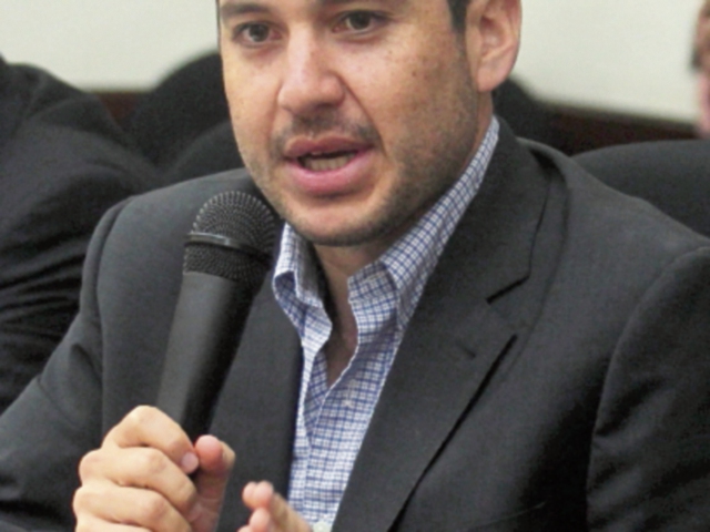 Rafael Díaz, del sector contratista. OSCAR RIVAS