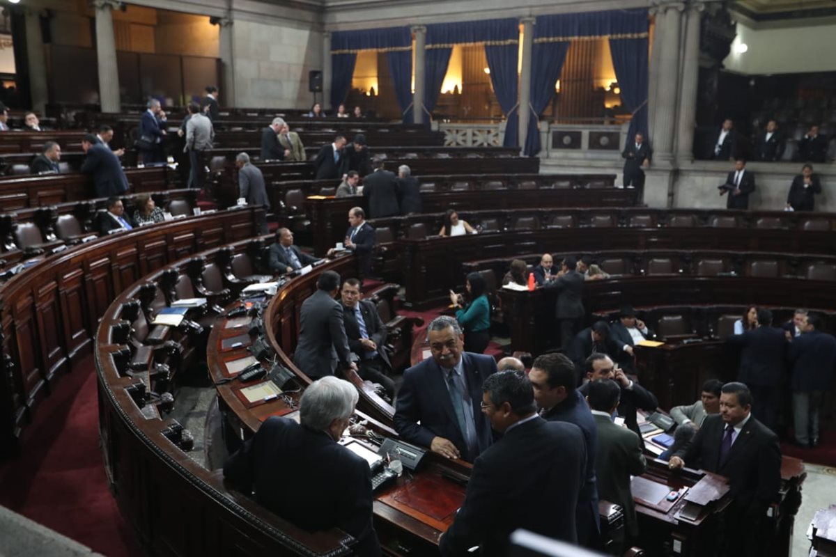 El Congreso entra en receso legislativo a partir del 1 de diciembre y regresa a actividades a partir del 14 de enero del próximo año. (Foto Prensa Libre: Óscar Rivas)