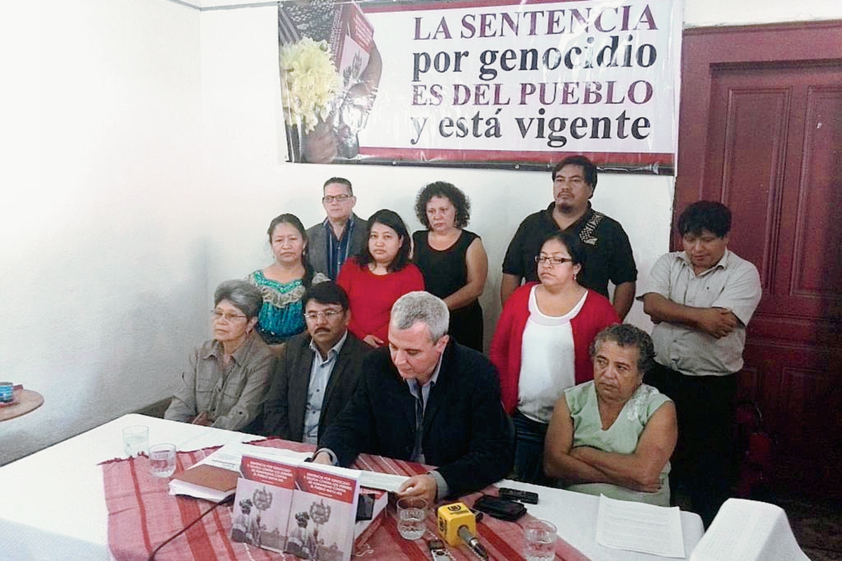 El Centro de Acción Legal en Derechos Humanos exige se integre Sala de Apelaciones para conocer caso por genocidio