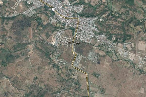 El incidente ocurrió en Llano Largo, cantón Valencia, Jutiapa. (Foto Prensa Libre: Google Maps)