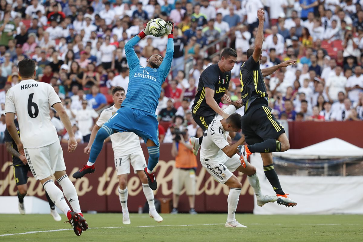 Keylor Navas ha estado presente en la gira de este año del Real Madrid por Estados Unidos. (Foto Prensa Libre: AFP)