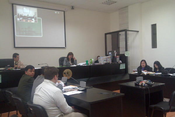 El testimonio será transmitido por videoconferencia. (Foto Prensa Libre: Jerson Ramos)