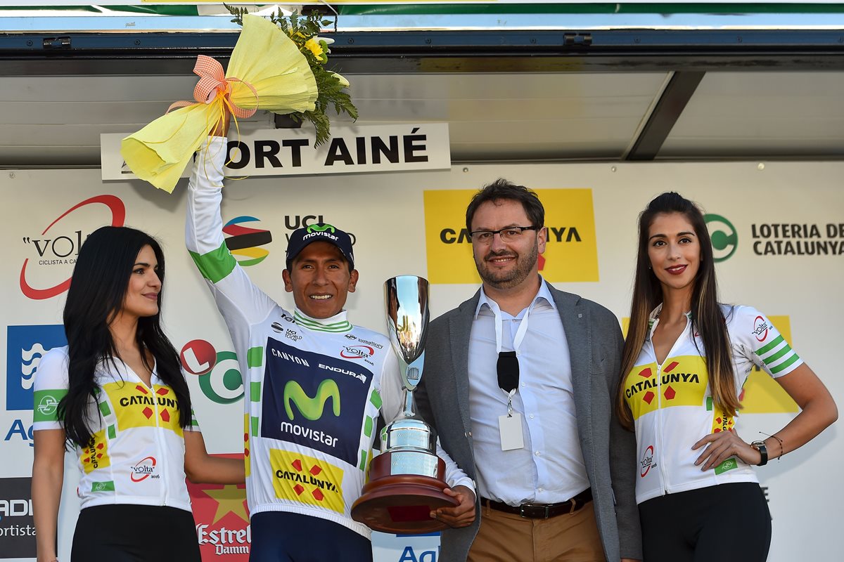 El colombiano Nairo Quintana fue el mejor este jueves. (Foto Prensa Libre: EFE)