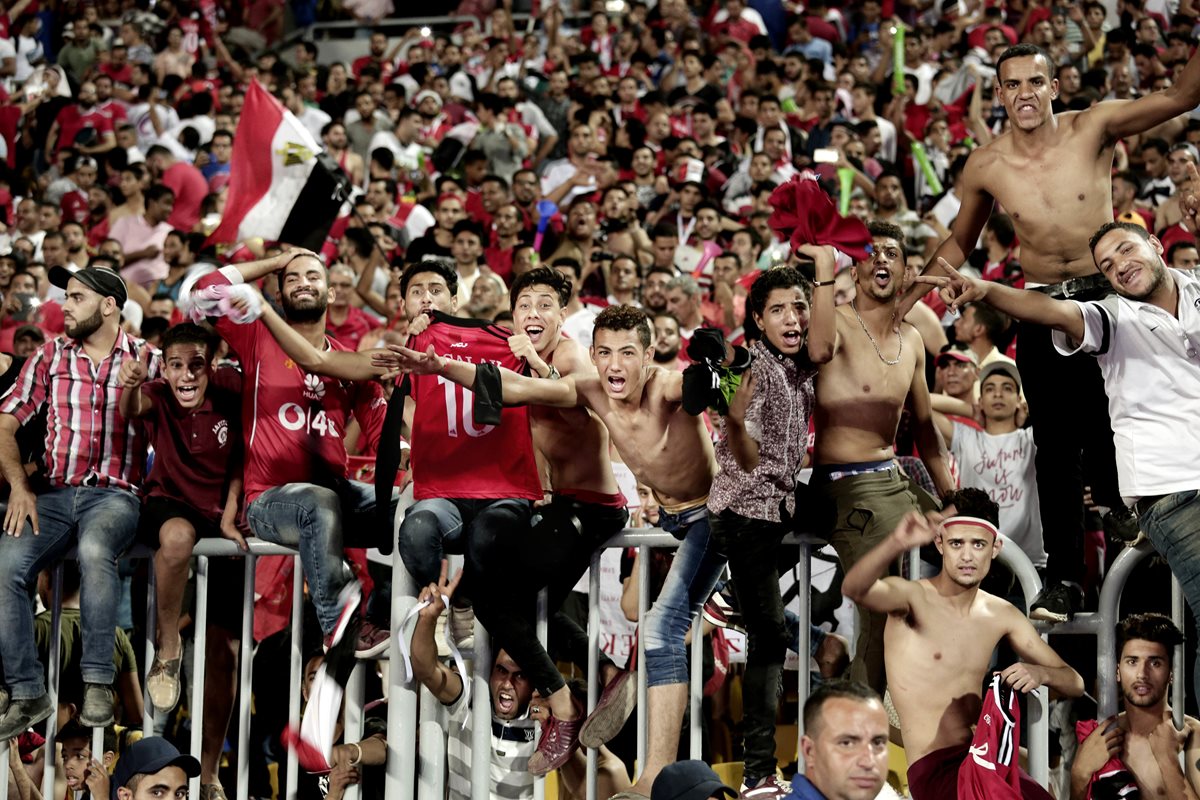 Los seguidores de Egipto pusieron fin a años de espera por volver a una Copa del Mundo. (Foto Prensa Libre: AP)