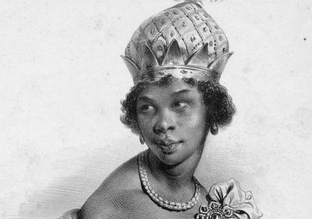 Njinga Mbandi, reina de Ndongo y Matamba, vivió entre 1583 y 1663.