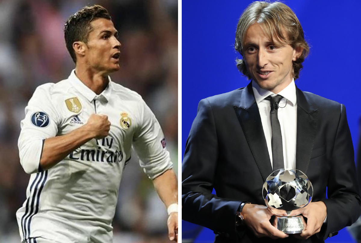 El representante de Cristiano Ronaldo consideró ridículo que Luka Modric sea el mejor jugador de la Uefa. (Foto Prensa Libre: AFP)