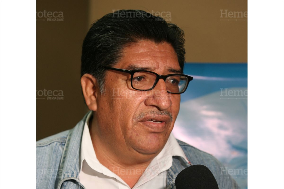 Luis Lara, dirigente de la Unidad de Acción Sindical y Popular, UASP. (Foto: Hemeroteca PL)