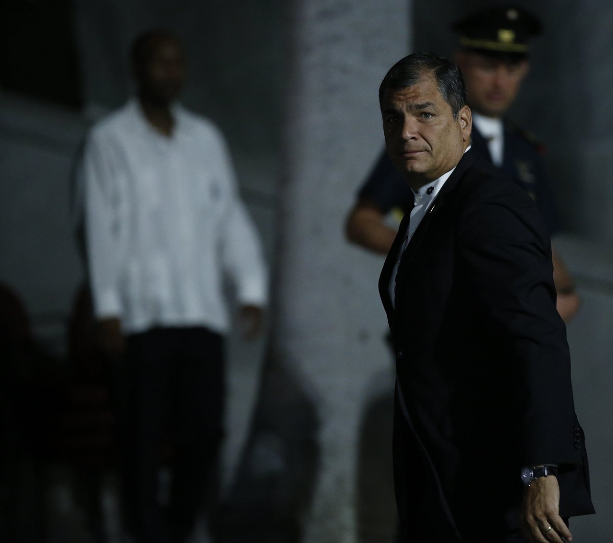 Rafael Correa, presidente de Ecuador. (Foto Prensa Libre: EFE).
