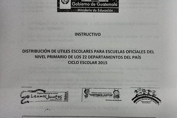 Este año circuló un instructivo en el Mineduc para dar a conocer nueva modalidad en entrega de útiles escolares en las escuelas.