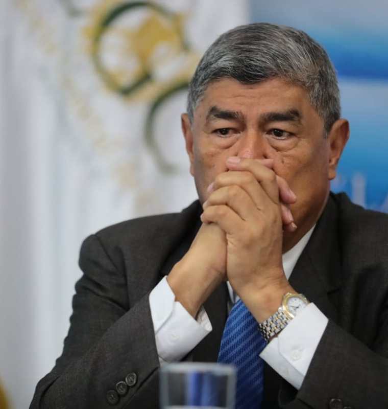 Mencos dijo que del total de las auditorías, 91 terminaron en denuncias penales. (Foto Prensa Libre: Álvaro Interiano)