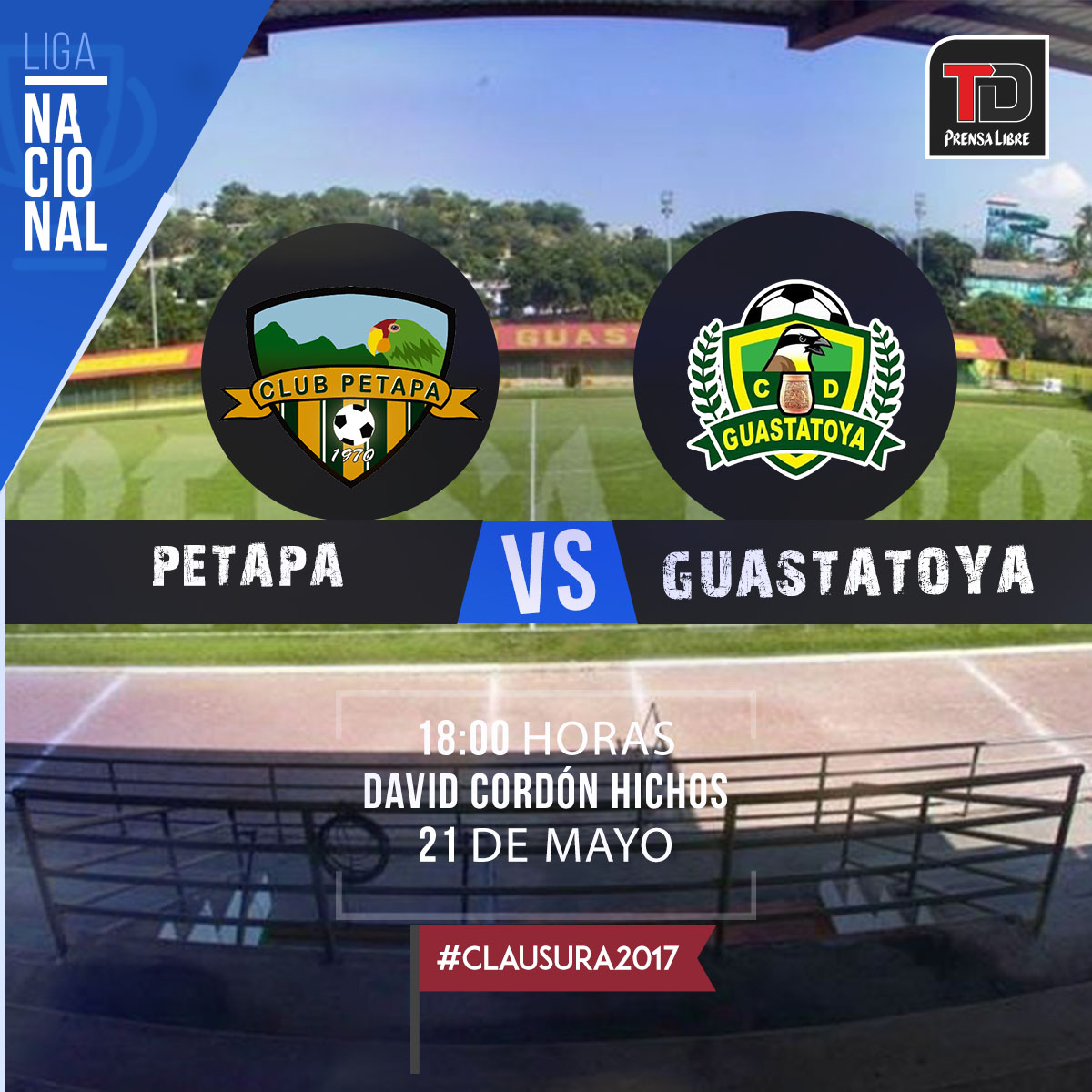 Petapa buscará la remontada frente al cuadro guastatoyano en el Cordón Hichos. (Foto Prensa Libre: TodoDeportes)