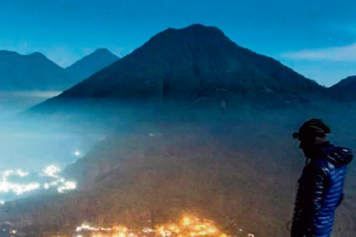Una vista del altiplano guatemalteco, al anochecer. (Foto Prensa Libre: @marvinw.laynes)