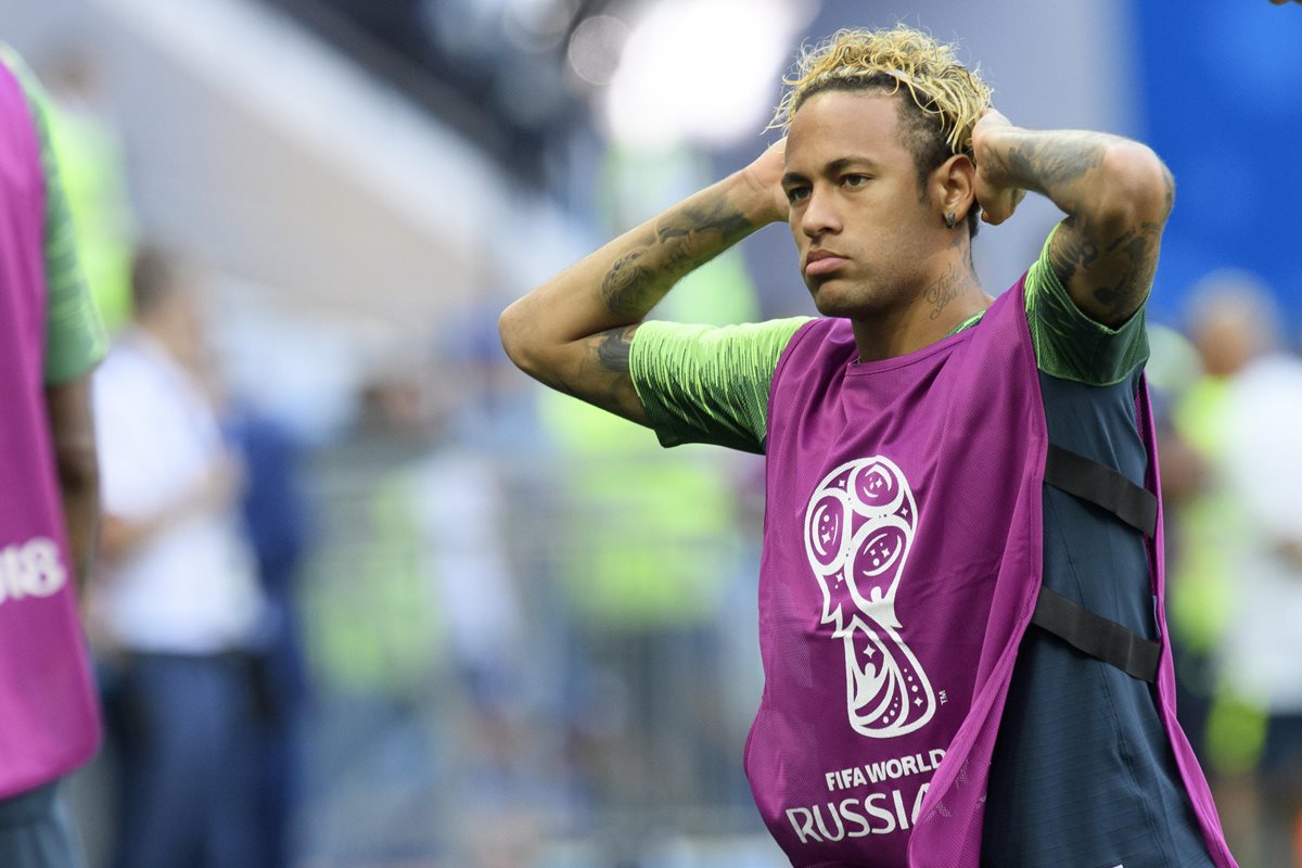Tité quiere resguardar lo más que pueda a su máxima figura en Brasil, Neymar Jr. (Foto Prensa Libre: AFP)
