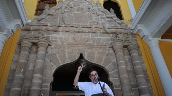 Poetas de todo el mundo llegan todos los años a Nicaragua para participar en el Festival Internacional de Poesía de Granada. AFP