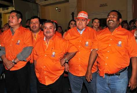 Francisco Orantes, Rumualdo Yumán, Abel Sandoval, Leonel Morales y Felipe Rojas, nuevos integrantes del PP.