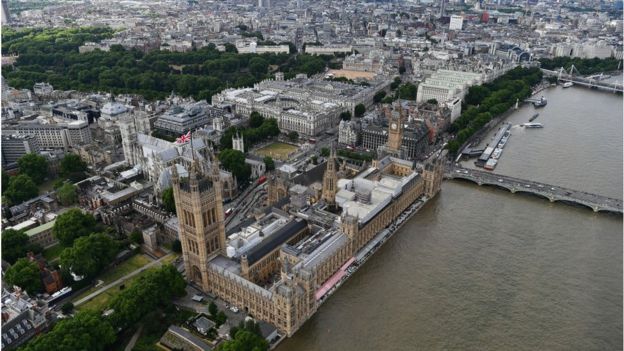 Los conspiradores se mudaron cerca del Parlamento.GETTY IMAGES