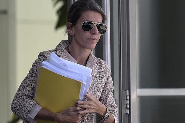 La jueza argentina, Sandra Arroyo Salgado, exesposa del fallecido fiscal Alberto Nisman. (Foto Prensa Libre:AFP)