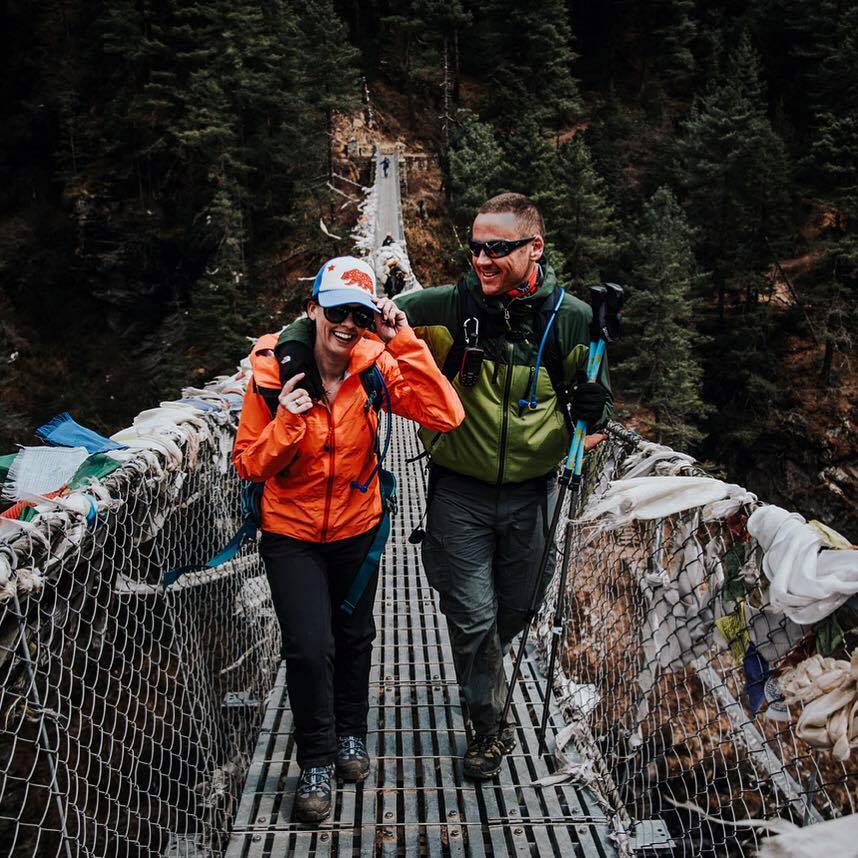 Los novios son partidarios de las aventuras. (Foto Prensa Libre: Charleton Churchill)