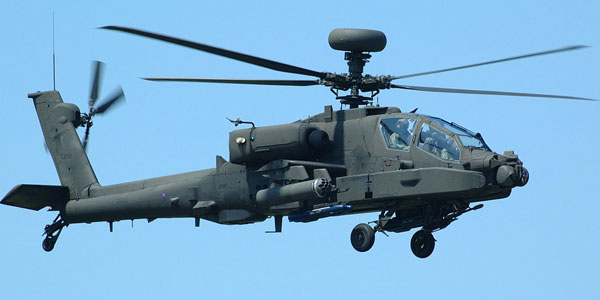 Helicóptero participaba en un operativo. (Foto referencial - del sitio teleamazonas.com)