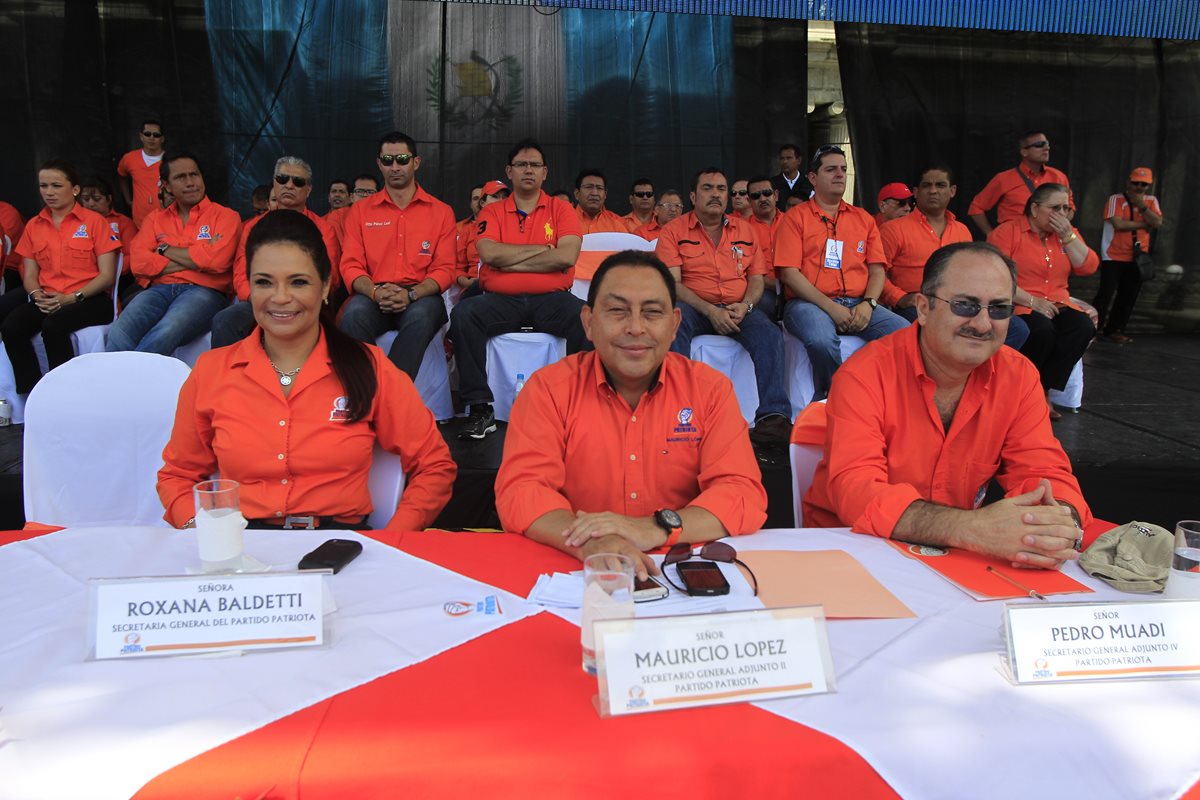 El Partido Patriota quedó cancelado en enero pasado.(Foto Prensa Libre: Hemeroteca PL)