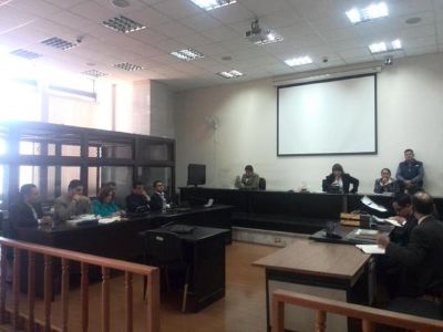 El inicio del juicio fue suspendido por el amparo de la Sala Segunda de Apelaciones de lo Penal. (Foto Prensa Libre: Jerson Ramos)