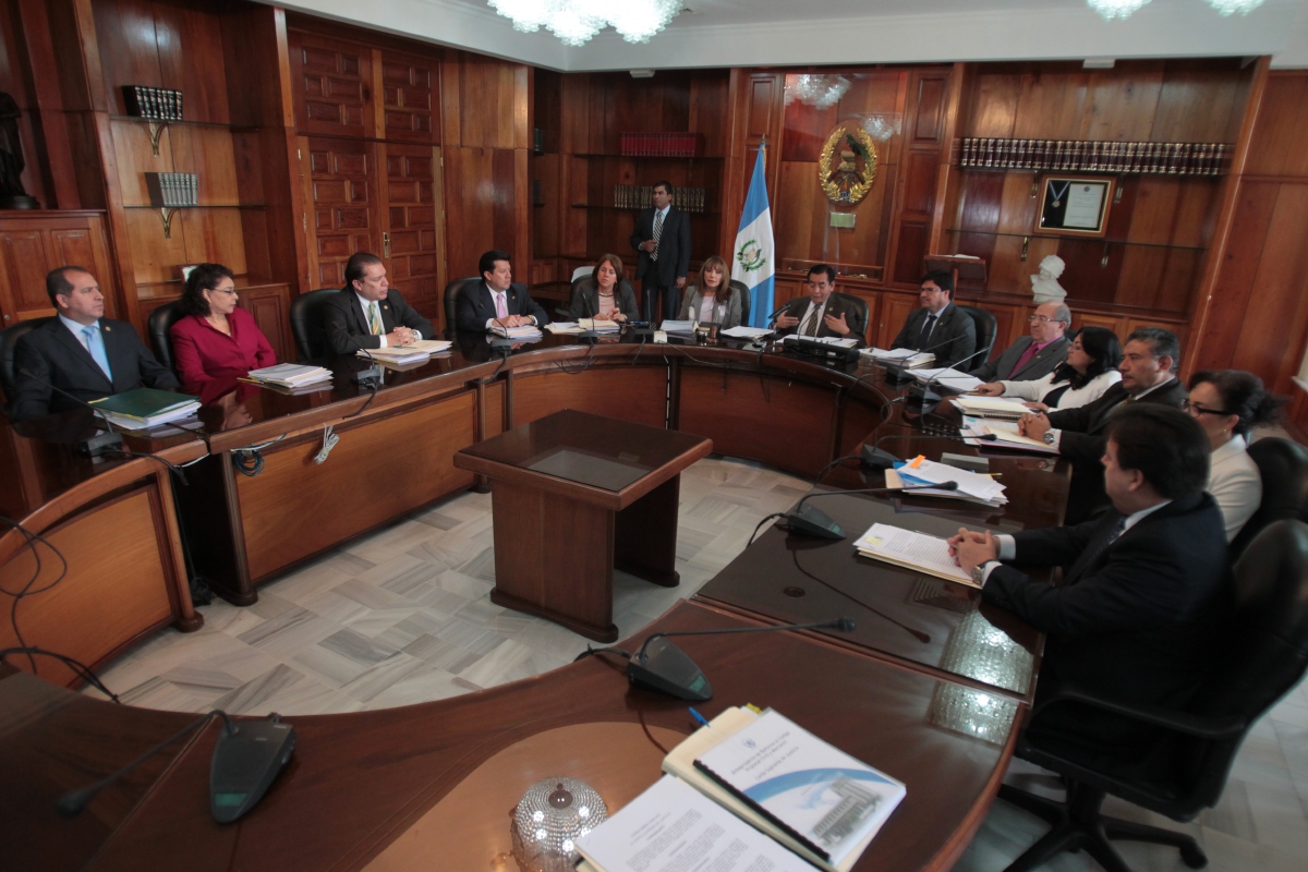 Josué Felipe Baquiax deja la presidenca de la CSJ luego de unos 10 meses de gestión. (Foto Prensa Libre: Hemeroteca PL)