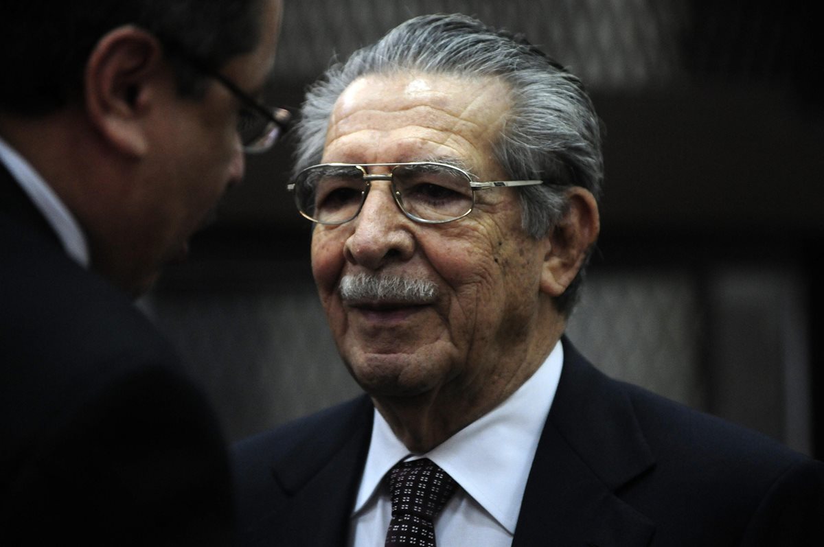 Ríos Montt es declarado incapaz de enfrentar juicio