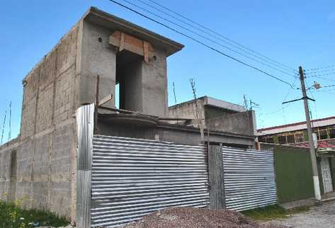 Una de las viviendas que no fueron terminadas por  MR Íntegra Constructora.