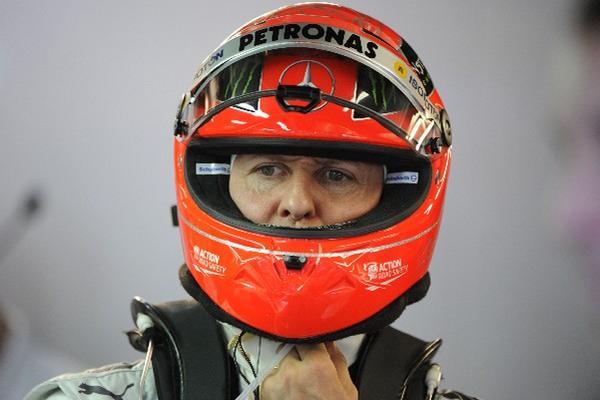 Michael Schumacher se despide de la Fórmula Uno. (Foto Prensa Libre: AP)