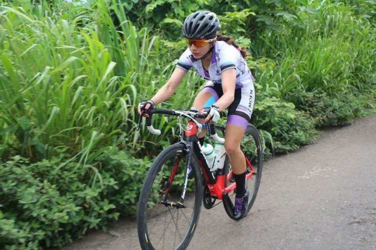 María Fernanda Morales fue tricampeona nacional de ciclismo de montaña.