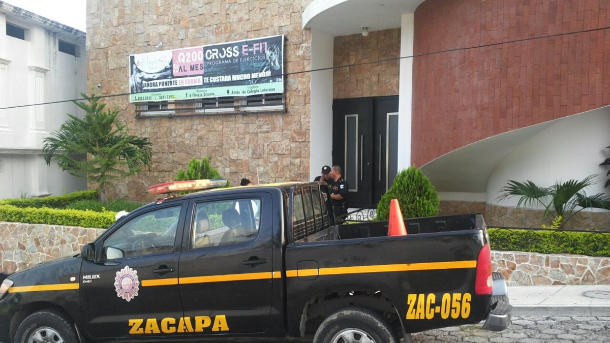 Gimnasio donde se registró el ataque en la cabecera de Zacapa. (Foto Prensa Libre: Mario Morales).