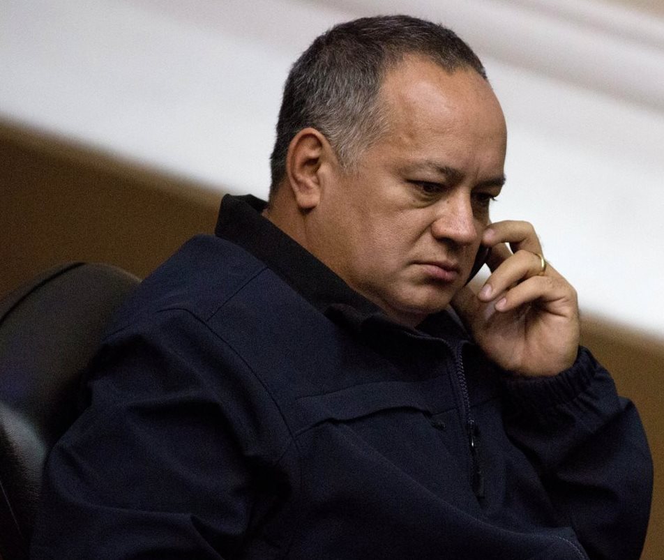 Diosdado Cabello, considerado el "número dos" del chavismo en Venezuela. (Foto Prensa Libre: AP).