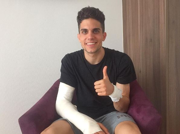 El español Marc Bartra sonríe con positivismo, el defensa se perderá el resto de la temporada. (Foto Prensa Libre: Instagram de Marc Bartra).
