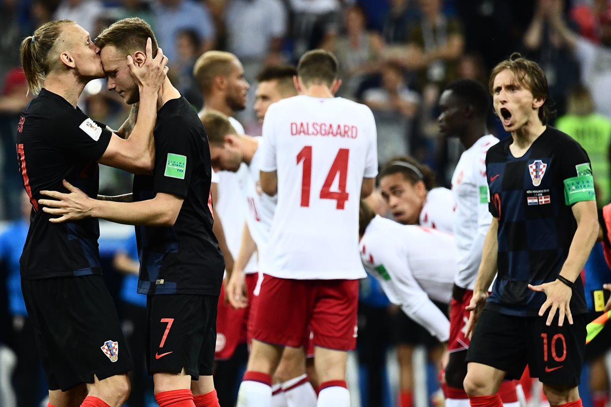 Croacia y Modric sobreviven contra Dinamarca y jugarán frente a Rusia