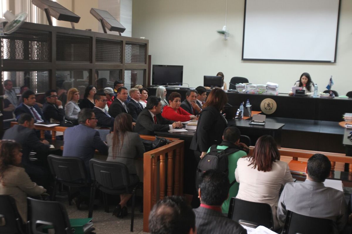La jueza de Mayor Riesgo D, Éricka Aifán, en audiencia del caso Migración. (Foto Prensa Libre: Érick Ávila)