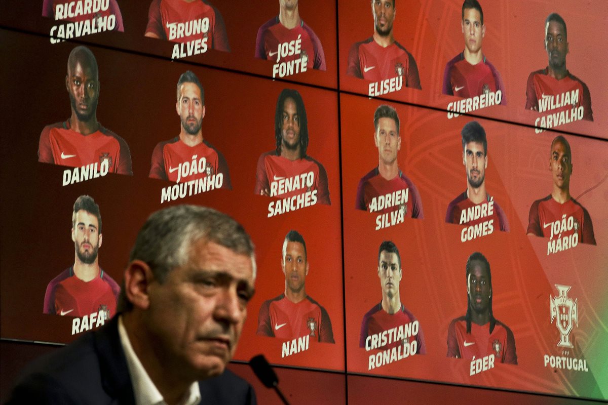 El seleccionador de Portugal, Fernando Santos, anunció este martes la convocatoria. (Foto Prensa Libre: EFE)