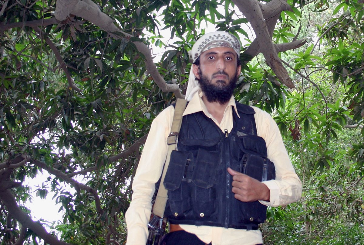 Jalal Belaidi, alias Abu Hamza al Zinjibari, murió junto con dos de sus guardaespaldas. (Foto Prensa Libre: AFP).